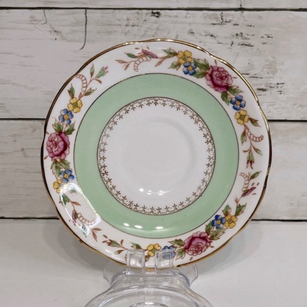 Vintage Royal Crown Pottery Balfour Bone China Saucer PRICE FIRM